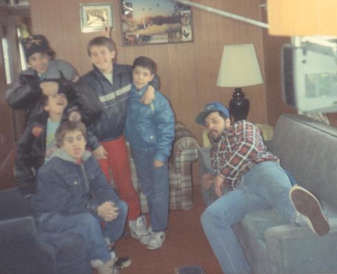 Paul at hunting camp